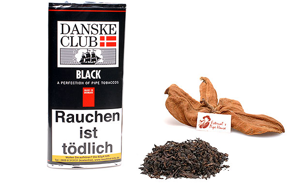 Danske Club Black Pipe tobacco 50g Pouch  Danske Club Black Pipe tobacco 50g Pouch